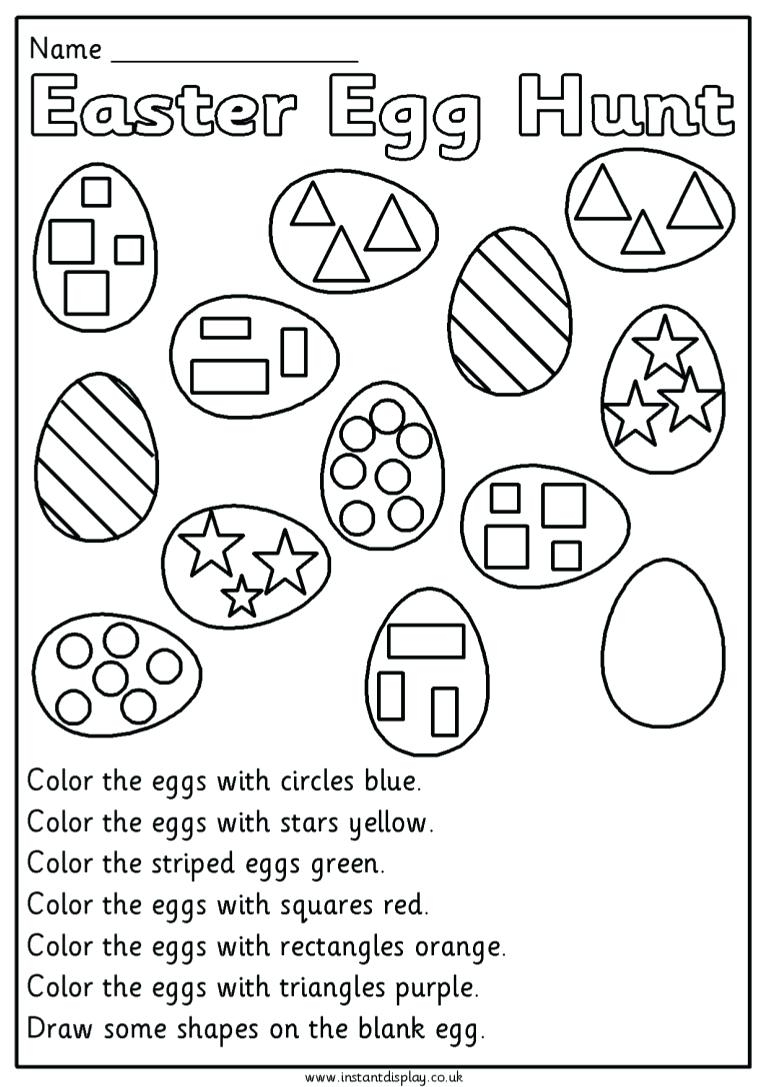 Free Printable Easter Worksheets For Preschoolers Lexia s Blog
