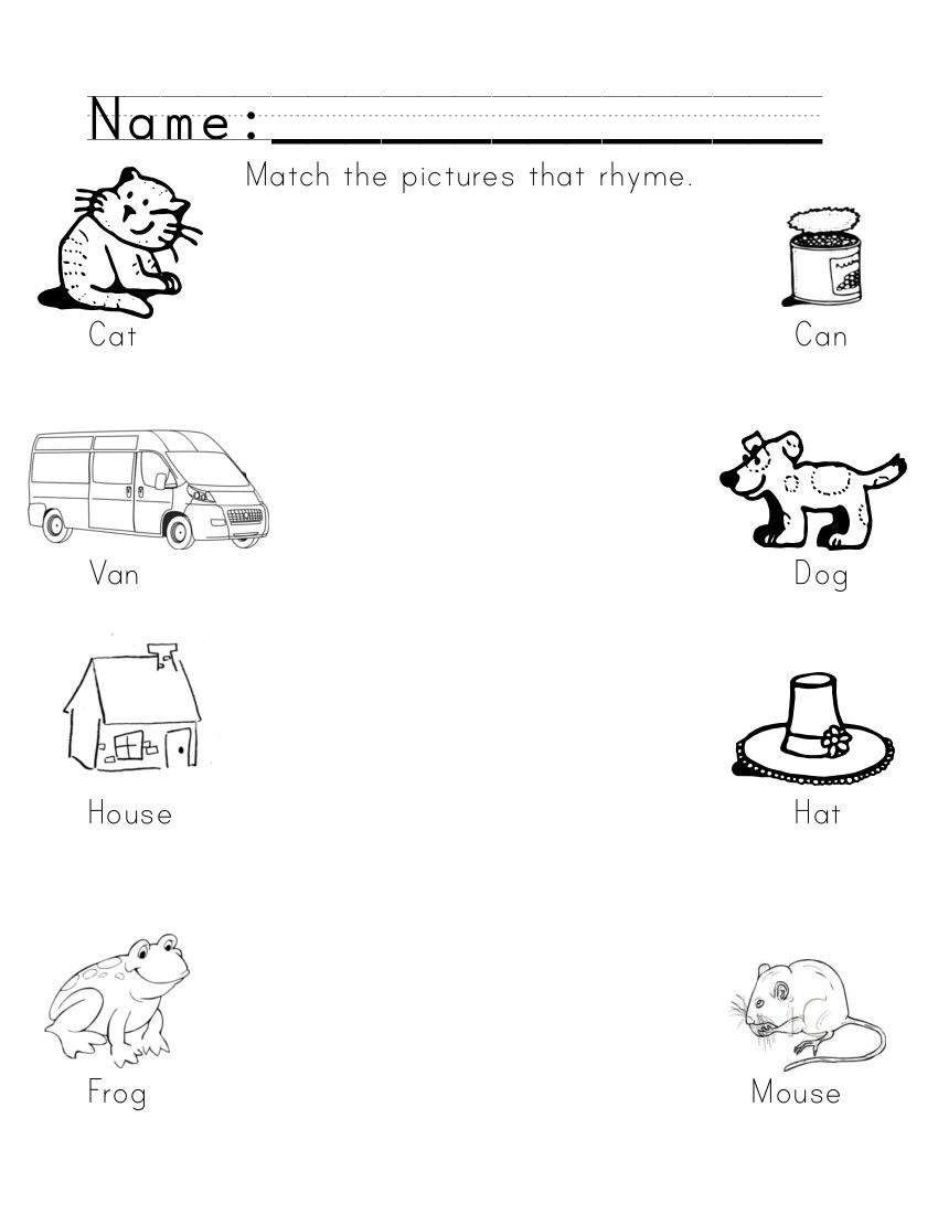 Printable Rhyming Worksheet | Teaching Ideas | Rhyming Worksheet | Free Printable Rhyming Words Worksheets