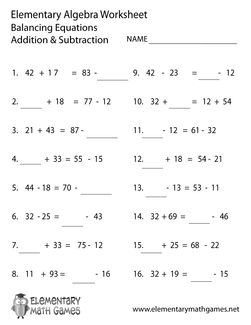 Algebra 1 Practice Worksheet Printable Algebra Worksheets Printable Algebra Worksheets High