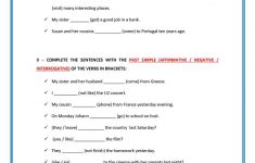 Printable Teachers -Made Simple Past Free Worksheet Esl | Free Printable Esl Worksheets