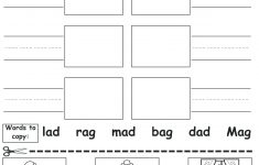 Printable Word Family Lists Word And Picture Sort Free Printable | Free Printable Word Family Worksheets For Kindergarten