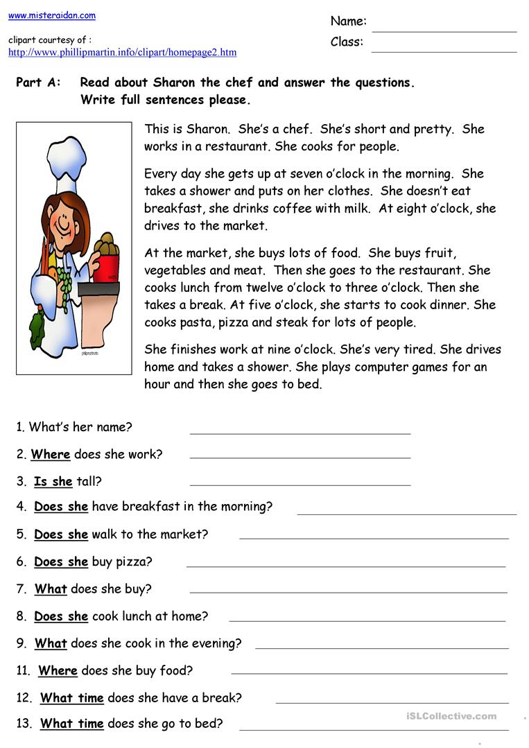 Free Printable Comprehension Worksheets For Grade 5 Worksheets 