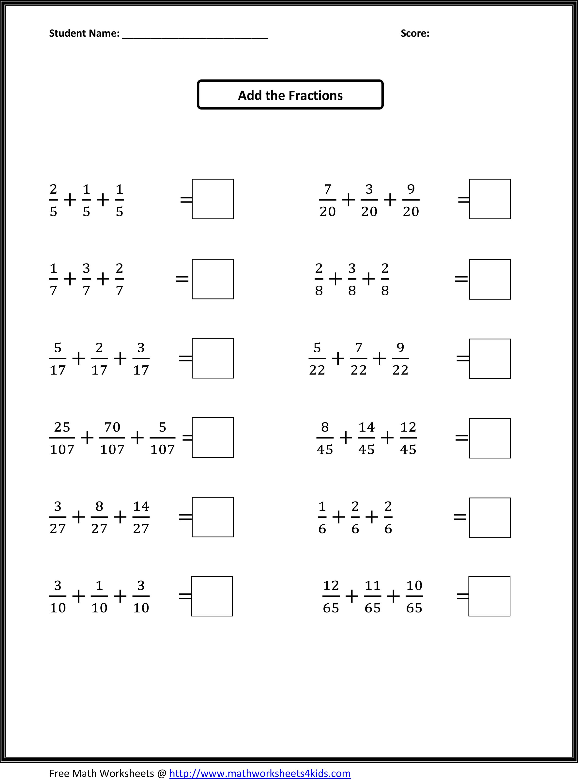 4Th Grade Printable Worksheets On Math Lexia s Blog