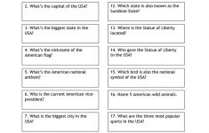 Quiz - Usa Trivia Worksheet - Free Esl Printable Worksheets Made | Usa Worksheets Printables