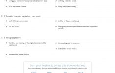 Quiz &amp; Worksheet - Paraphrasing | Study | Printable Paraphrase Practice Worksheet