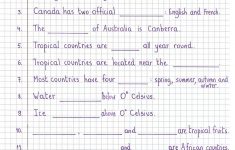 Read And Complete - Geography Worksheet - Free Esl Printable | Free Printable Geography Worksheets