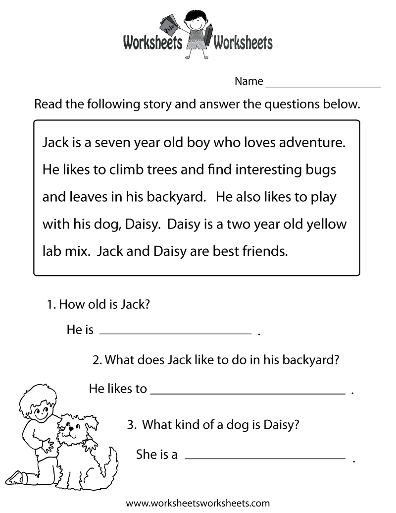 Free Printable Reading Comprehension Worksheets For Adults Lexia s Blog