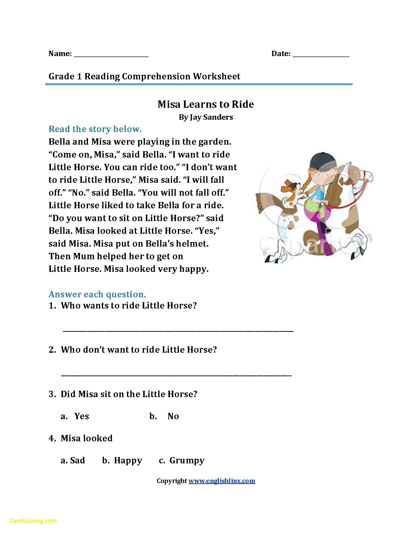 free printable grade 1 reading comprehension worksheets lexias blog