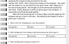 Reading Literature Comprehension Worksheets From The Teacher's Guide | Printable Literature Worksheets