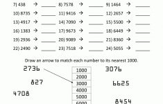Rounding Worksheet To The Nearest 1000 | Rounding Numbers Printable Worksheets