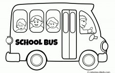 School Bus Transportation Coloring Pages For Kids, Printable | Free Printable School Bus Safety Worksheets