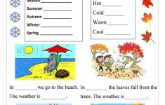 Season Worksheet - Free Esl Printable Worksheets Madeteachers | Free Printable Seasons Worksheets