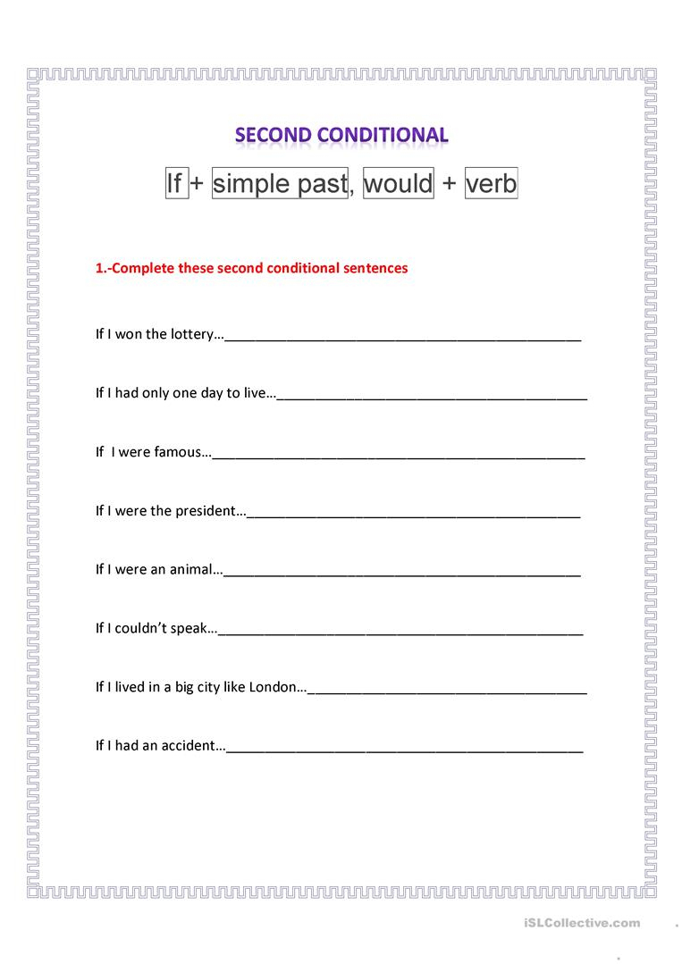 Second Conditional Worksheet - Free Esl Printable Worksheets Made | If I Were President Printable Worksheet