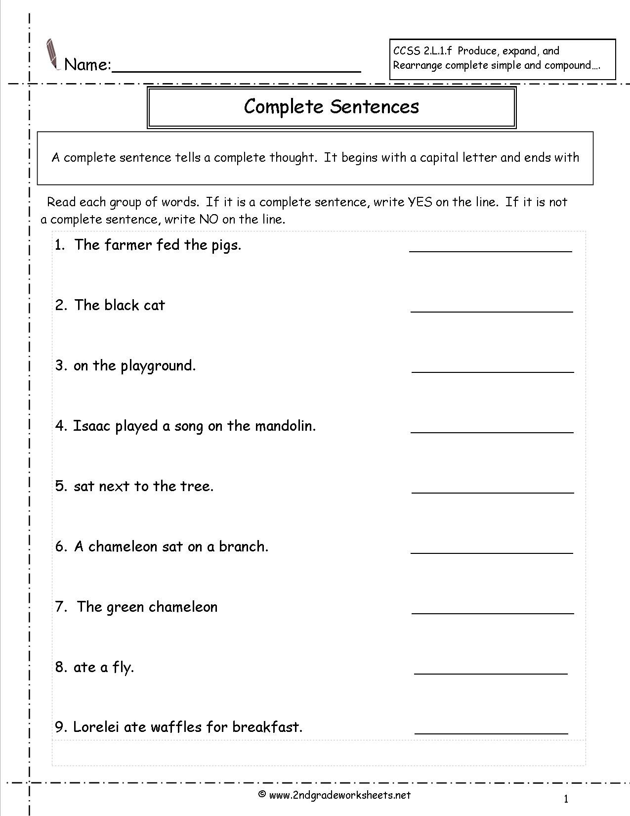 Free Printable Second Grade Writing Worksheets Lexia s Blog
