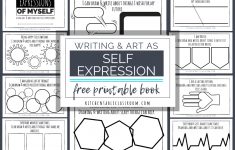 Self Expression Through Writing &amp; Art- Free Self Esteem Worksheets | Self Esteem Printable Worksheets