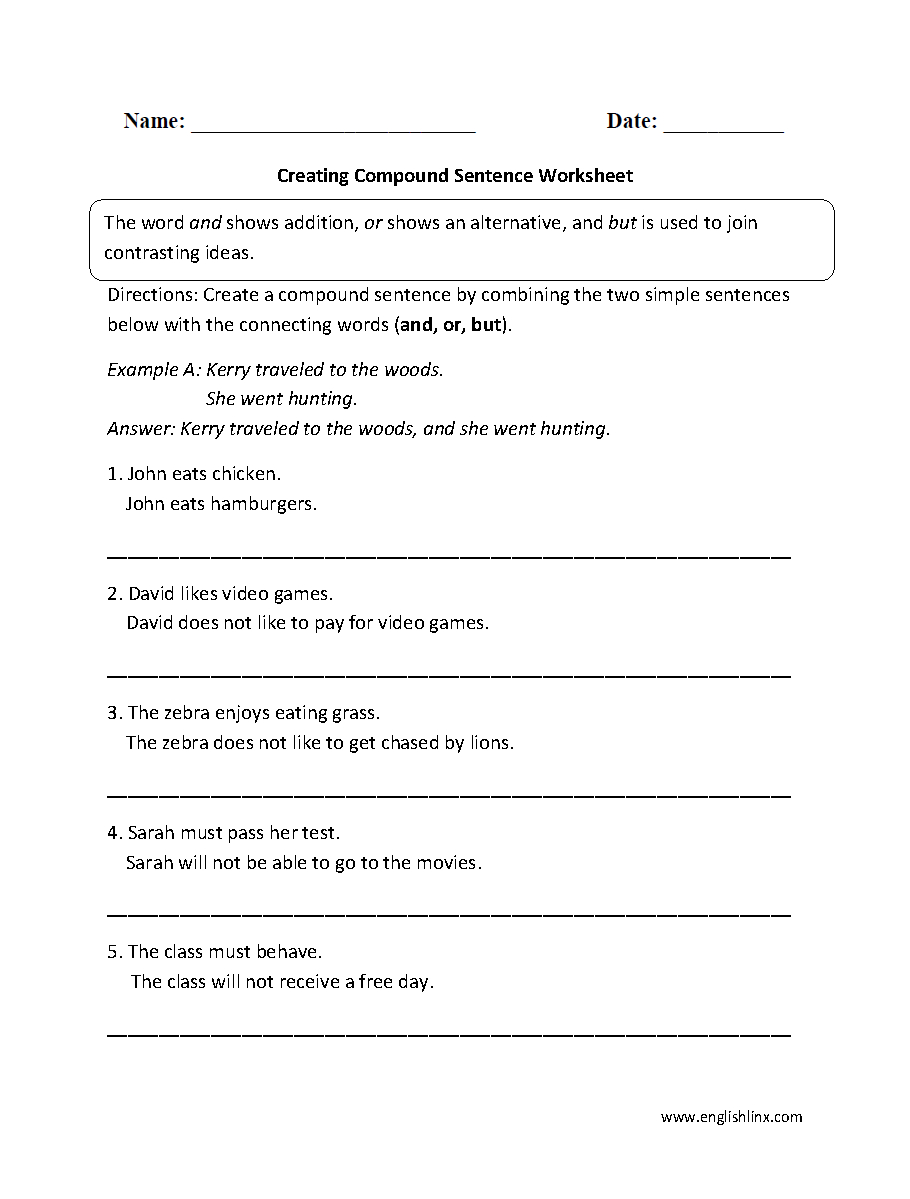 Free Printable Types Of Sentences Worksheets Lexia s Blog