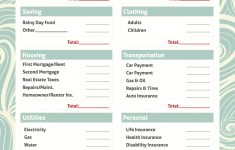 Simple Budget Worksheet Free Printable | For The Home | Budgeting | Simple Budget Worksheet Printable
