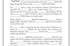 Simple Past Tense - Harry Potter Worksheet - Free Esl Printable | Harry Potter Printable Worksheets
