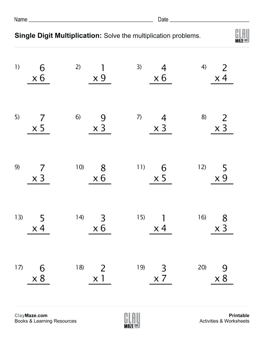 3 Digit Multiplication Worksheets Printable Lexia s Blog