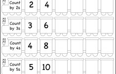 Skip Counting2, 3, 4 And 5 – Worksheet / Free Printable | Free Printable Skip Counting Worksheets