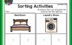 Sorting Activities Posters And Worksheets Bedroom And Laundry Room | Laundry Worksheets Printable