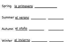 Spanish Worksheets For Kindergarten | Free Spanish Learning - Free | Free Printable Elementary Spanish Worksheets