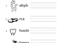 Spelling Test Worksheet - Free Printable Educational Worksheet | Free Printable Spelling Worksheets
