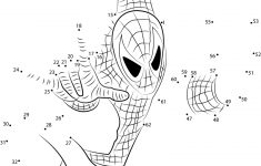 Spiderman Connect The Dots Printable Worksheets | Spiderman Worksheets Free Printables