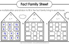Splashtop Whiteboard Background Graphics | Free Printable Multiplication Division Fact Family Worksheets