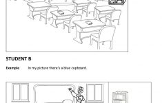 Spot The Differences Classroom (There Is There Are)) Worksheet | Spot The Difference Printable Worksheets For Adults