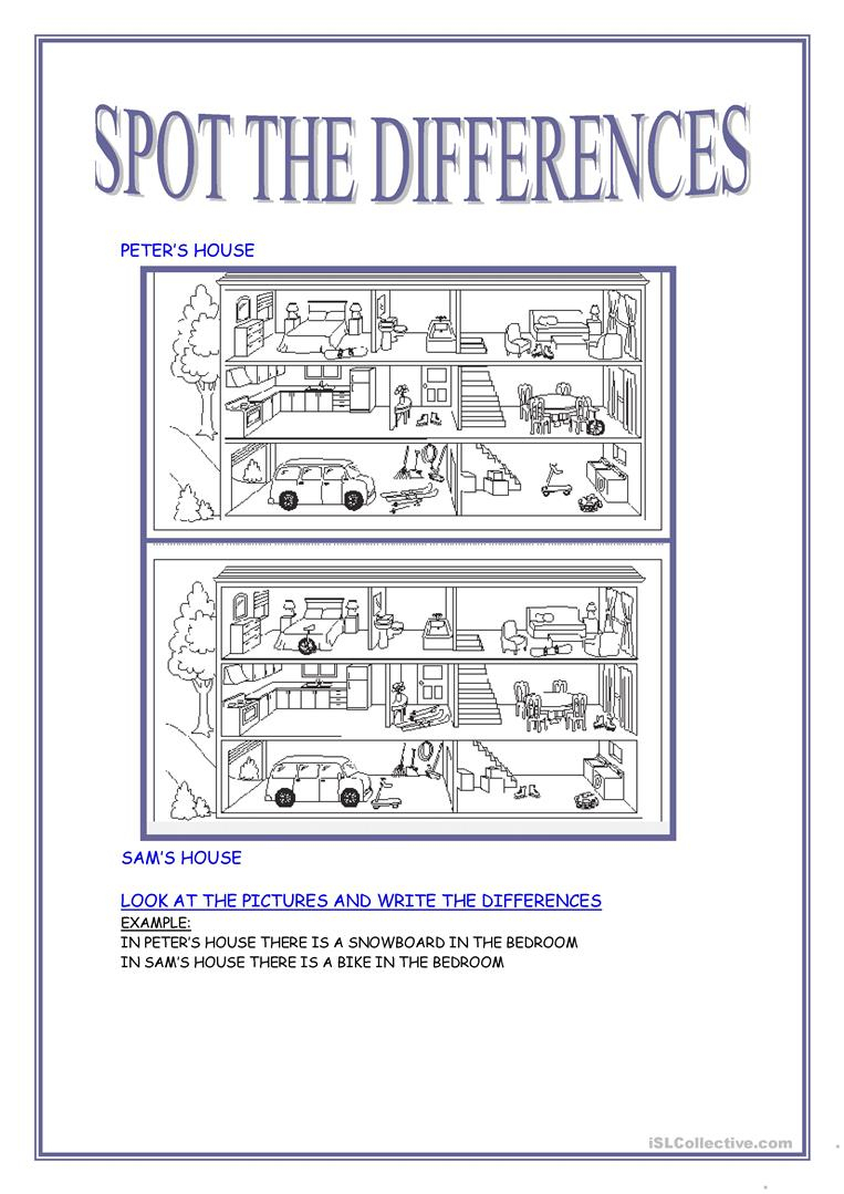 Spot The Differences Worksheet - Free Esl Printable Worksheets Made | Free Printable Spot The Difference Worksheets