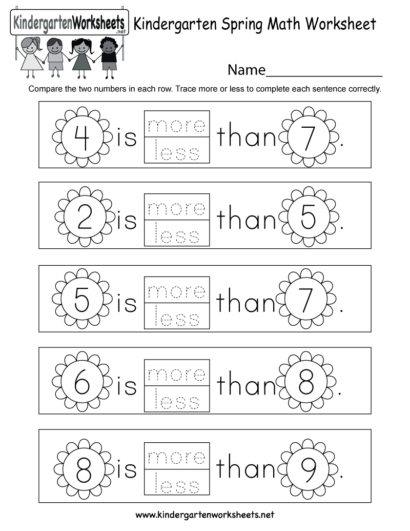 Printable Activity Sheets For Kindergarten With Abc Worksheets Free Printable Spring