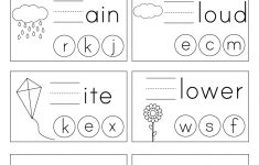 Spring Spelling Worksheet - Free Kindergarten Seasonal Worksheet For | Spelling Worksheets For Kindergarten Printable
