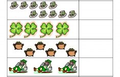 St. Patrick's Day Worksheets: St. Patrick's Day Counting Practice | Free Printable St Patrick Day Worksheets