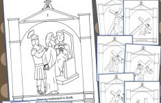 Stations Of The Cross Coloring Pages - Drawn2Bcreative | Stations Of The Cross Printable Worksheets