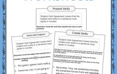Subject Verb Agreement Worksheets | Kidskonnect | Free Printable Subject Verb Agreement Worksheets