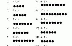 Subtraction To 10 Worksheets | Free Printable Maths Worksheets Ks1
