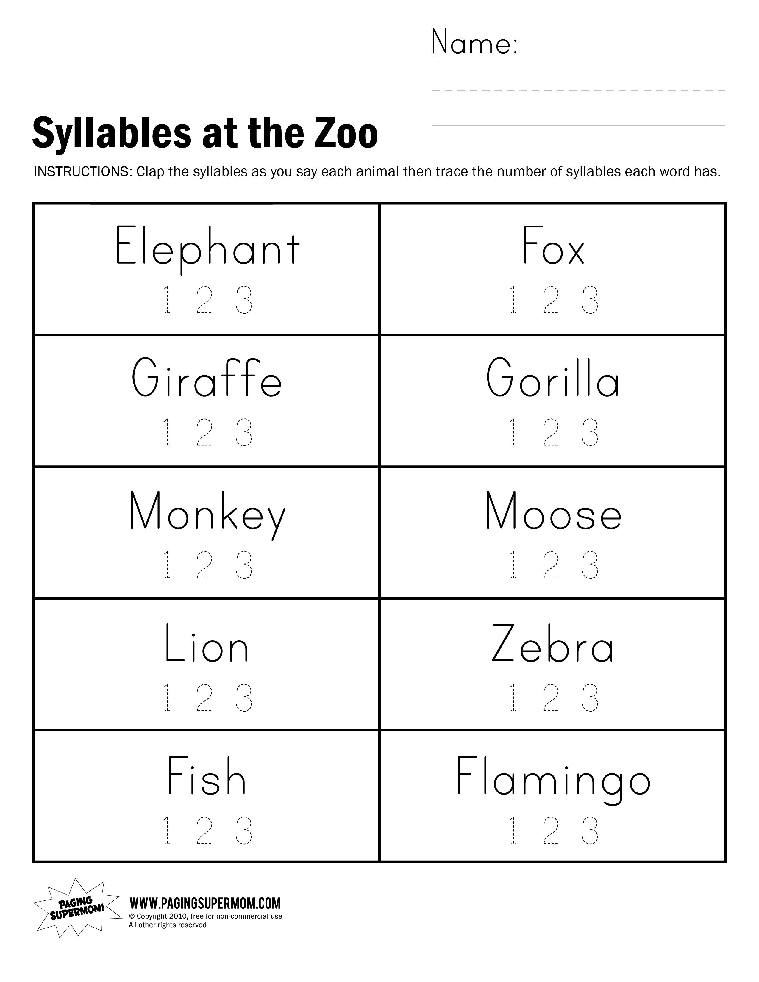 Free Printable Open And Closed Syllable Worksheets Lexia s Blog