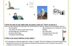 Symbols Of The Usa Worksheet - Free Esl Printable Worksheets Made | Usa Worksheets Printables