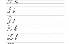 Teaching Cursive Writing Worksheet Printable - May Need This Because | Printable Cursive Handwriting Worksheet Generator