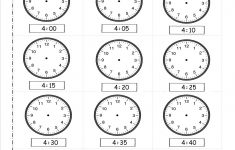Telling And Writing Time Worksheets | Telling Time Worksheets Printable