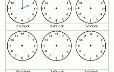 Telling Time Worksheets - O'clock And Half Past | Free Printable Time Worksheets For Kindergarten
