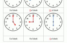 Telling Time Worksheets - O'clock And Half Past | Kindergarten Clock Worksheet Printables