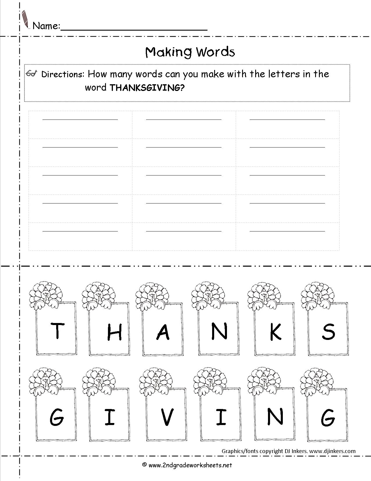 Thanksgiving Printouts And Worksheets - Free Printable Thanksgiving | Free Printable Thanksgiving Math Worksheets For 3Rd Grade