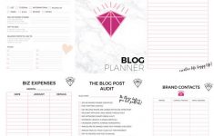 The Printable Blog Planner That Will Help You Grow Your Blog Biz | Blog Worksheet Printable