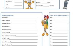The Verb To Be Worksheet - Free Esl Printable Worksheets Made | To Be Worksheets Printable
