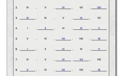 These Fill-In The Blank Style Roman Numeral Pattern Worksheets Help | Printable Roman Numerals Worksheets
