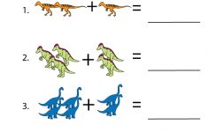 This Is A Dinosaur Addition Worksheet For Preschoolers Or | Dinosaur Printable Worksheets