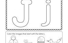 This Is A Fun Letter J Coloring Worksheet. Kids Can Color The | Free Printable Color By Letter Worksheets