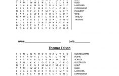 Thomas Edison Worksheet - Free Esl Printable Worksheets Madeteachers | Thomas Edison Printable Worksheets